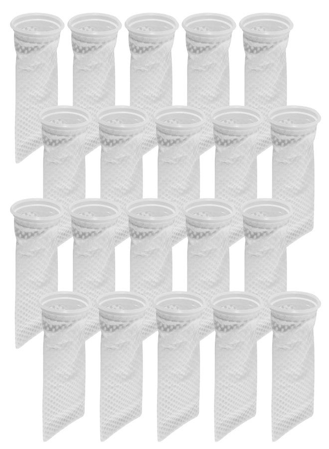 MQLPXI 20Pack 4Inch Honeycomb Filter Socks 150 Micron, Aquarium Filter Sock 3D Honeycomb Design Fit for Waterbox Marine X 60.2 90.3 110.4, Filter Bags for Fish Tank - Image 1